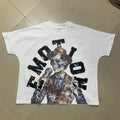 Men Trendy Brand T-Shirt European Style Printed Short Sleeve Tops