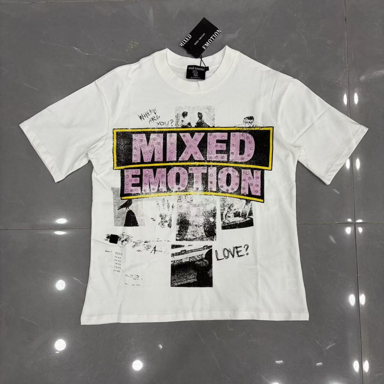 Men Trendy Brand T-Shirt European Style Printed Short Sleeve Tops
